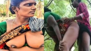 Village big boobs bhabhi topless road MMS